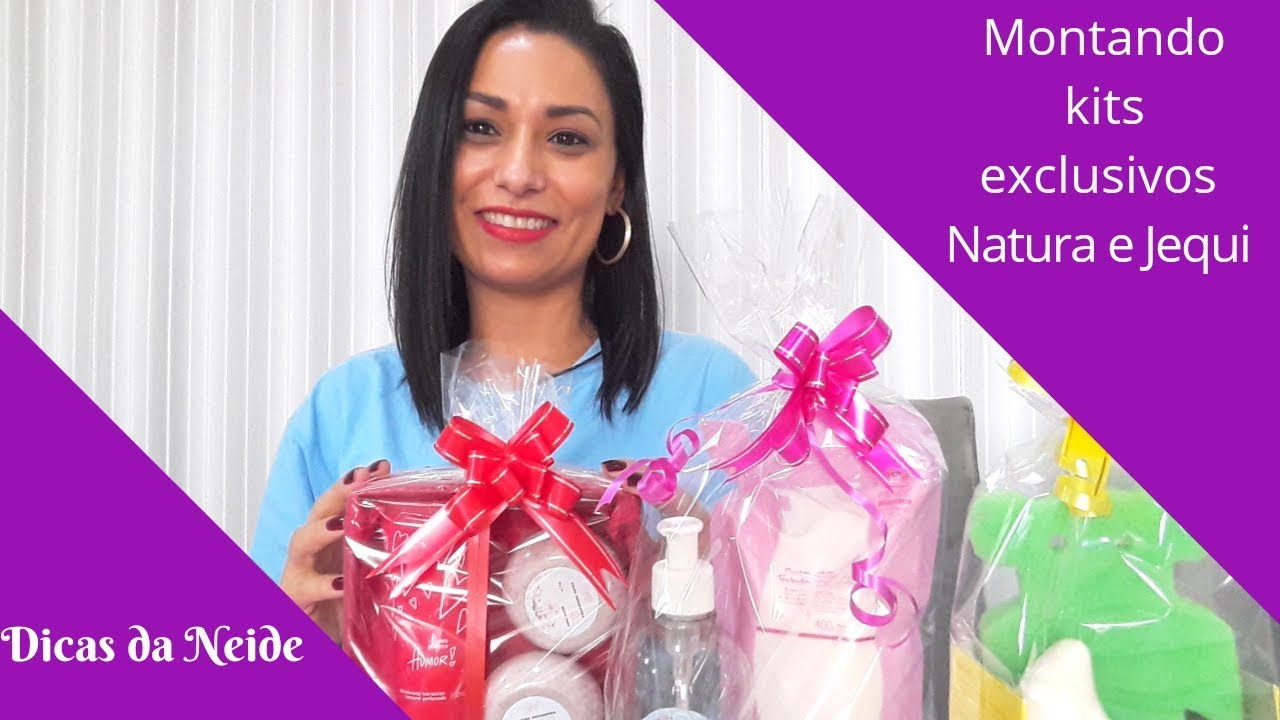 Montando kit infantil e feminino Natura e Jequiti
