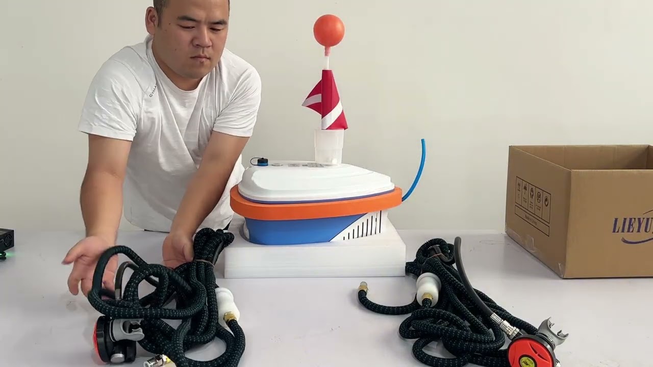 Lieyu Dive LY700/LY450 Dual-User Scuba Diving Ventilator – Product  Unboxing