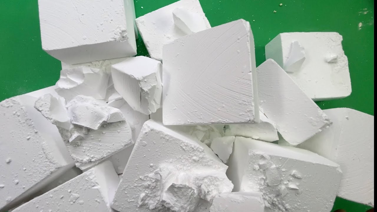 ASMR ~ 20 BLOCKS PLAIN GYM CHALK CRUMBLE ~ 2k subscribers celebration
