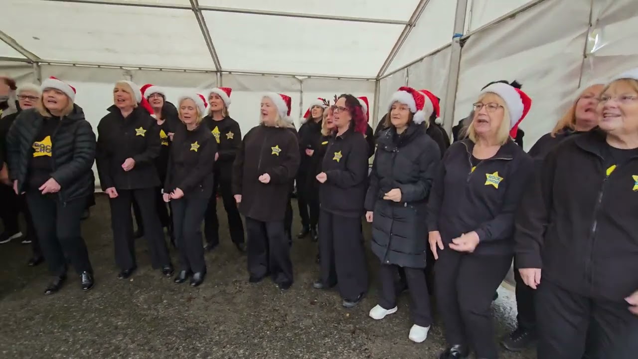 THAT'S WHAT CHRISTMAS MEANS TO ME Rock Choir at Standish Christmas Fair. Great fun. 30th November 24