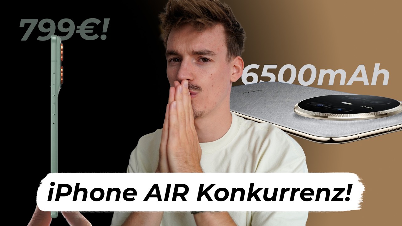 Dünn, günstiger, besser? Huawei Air & Moto Edge 70 fordern Apple heraus