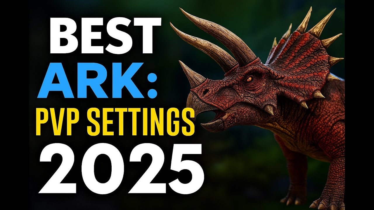 BEST ARK: SURVIVAL ASCENDED PVP SETTINGS 2025 | INI INCLUDED!