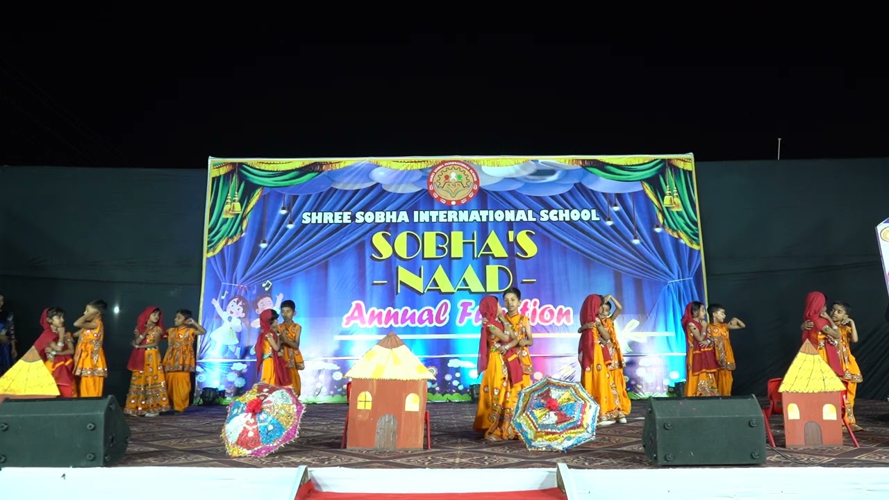 Colorful Rajasthani Folk Dance | Stage Performance #annualfunction #budhni #ssisbudhni #rajasthan