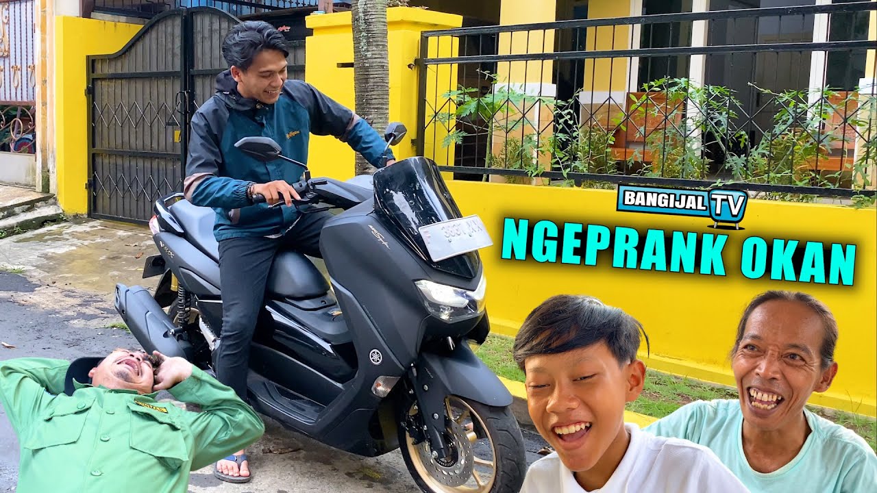 NGEPRANK OKAN PAKE MOTOR YANG BISA CONNECT KE HP || NEW BANGIJAL TV