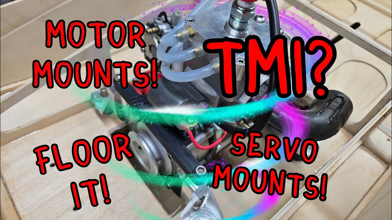 RC Gas Hydroplane Boat Build Continues | Servo & Engine Mounting & More!