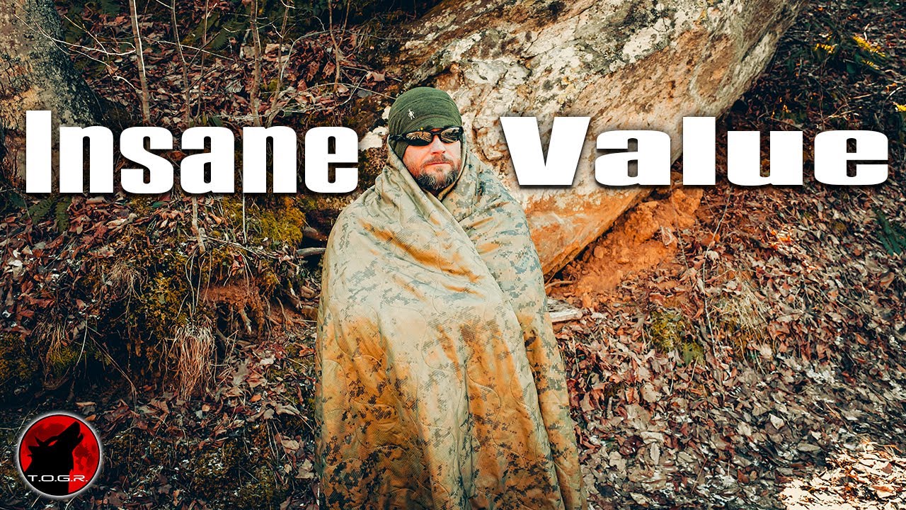Value so Good You Won't Believe It - US Military Poncho Liner - Woobie Blanket Review