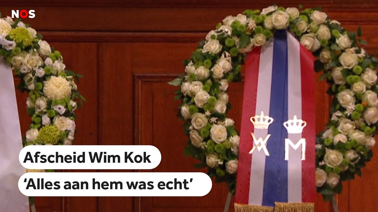 AFSCHEID: Oud premier Wim Kok herdacht in Amsterdam