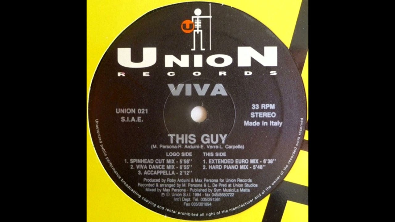 Viva – This Guy (Extended Euro Mix) HQ 1994 Eurodance