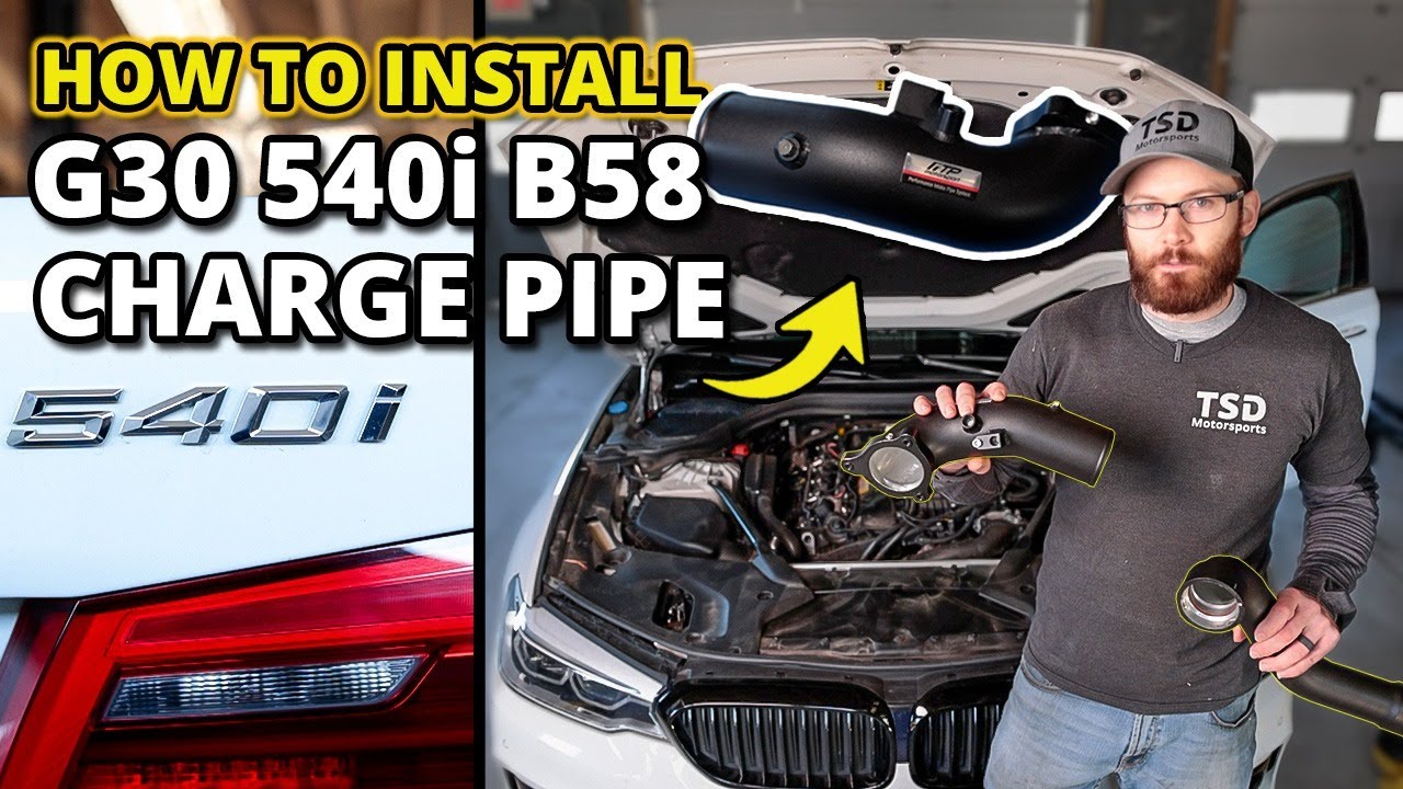 G30 540i B58 Charge Pipe Install G20 M340i G22 440i G32 640i G11 740i