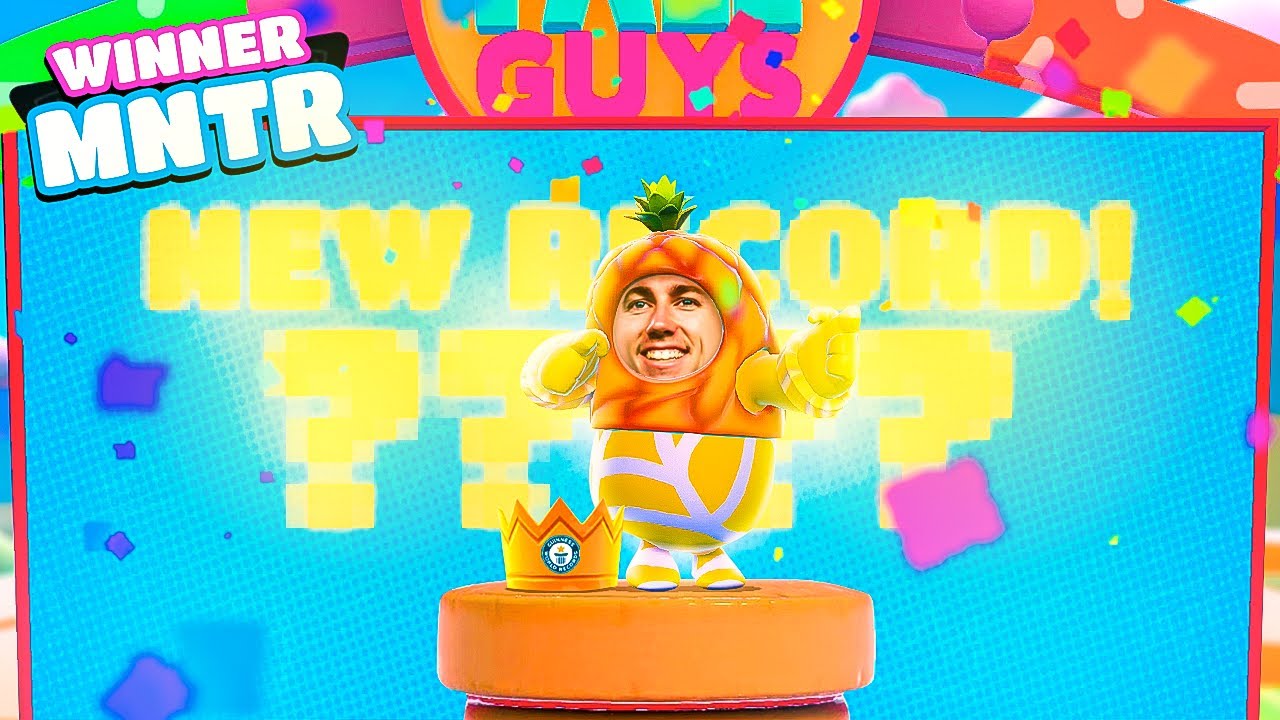 SETTING A NEW WORLD RECORD ON FALL GUYS!!