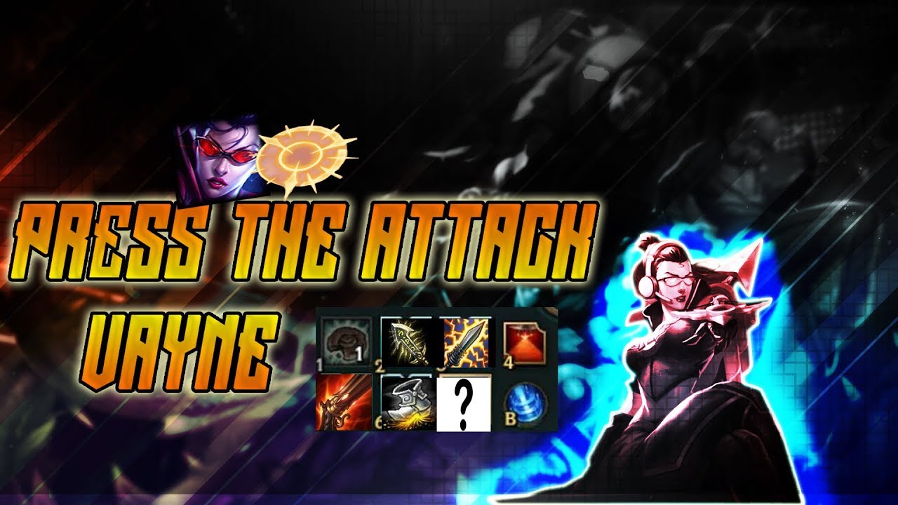 Press The Attack+Vayne??!! (Secret OP build) @ League of legends Gameplay