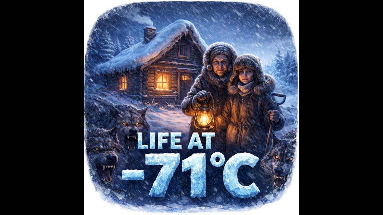 Blizzard at –77°C 91 Year Old Widow and Grand