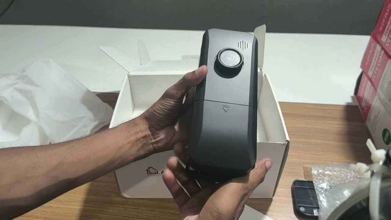 Lavna LA4 Smart Glass Door Lock #hikvisioncctv #cp #cpplus #dashcam #dahua #tapo #viralvideos #wifi