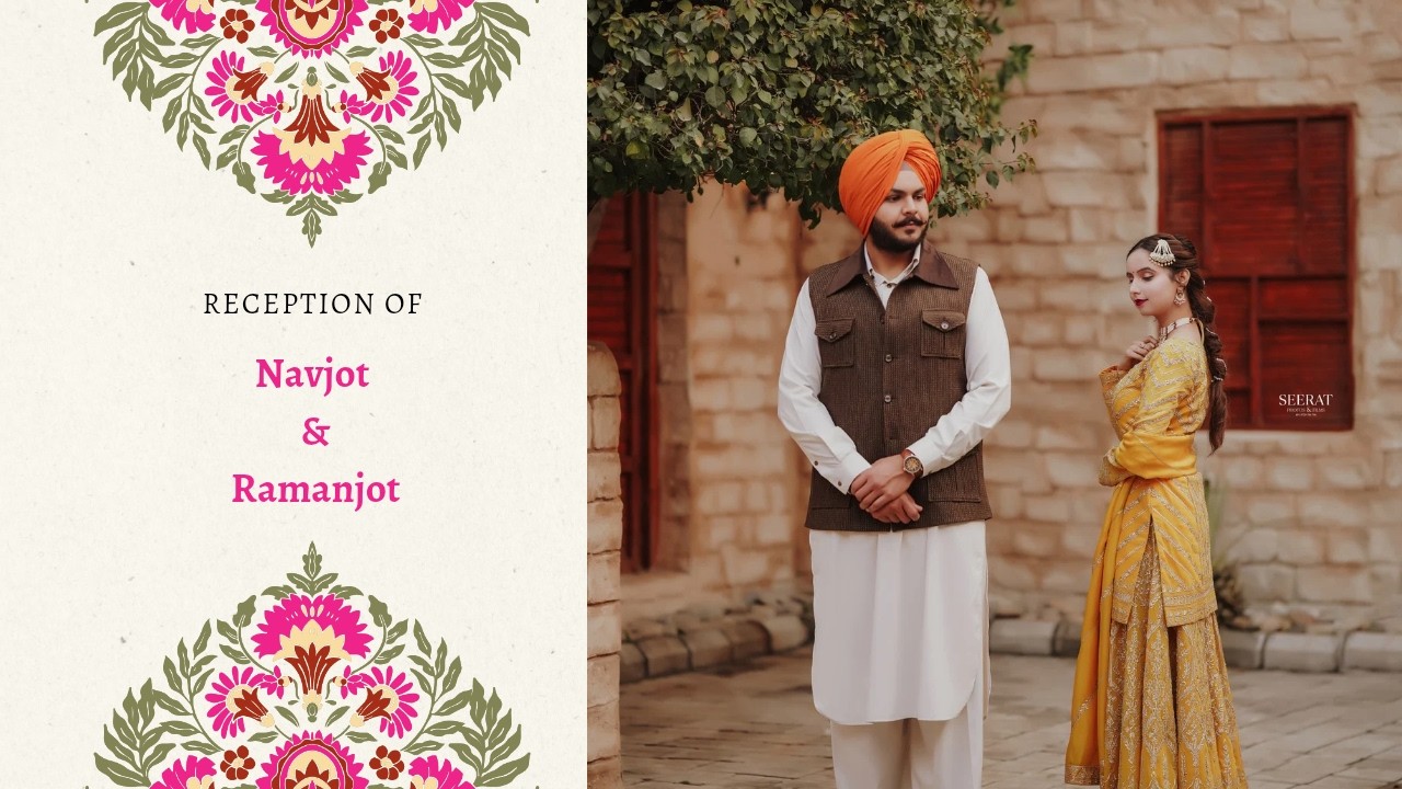 Navjot Weds Ramanjot Weeding Reception Seerat Photography 9729796796