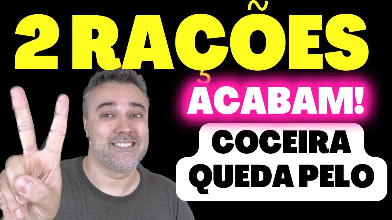 2 rações ACABAM ✅COCEIRA ✅ALERGIA ✅QUEDA DE PELO!!