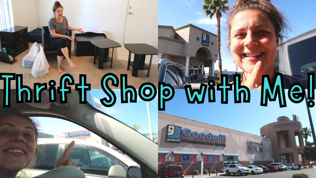 Thrift Shop with Me! ~ Thrifting Furniture for my New Apartment in Las Vegas! 🌴🌞🌴