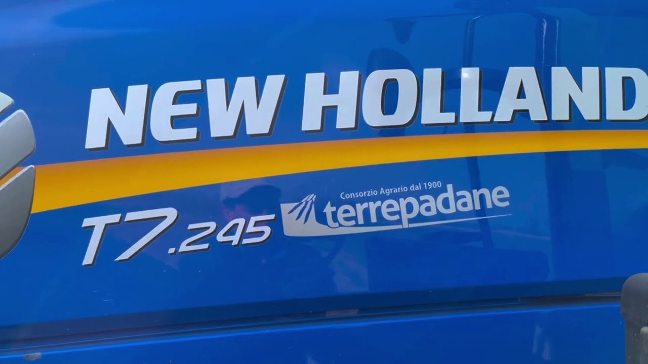 New Holland t7.245 & Dischiera MA/AG Interramento colza 2021