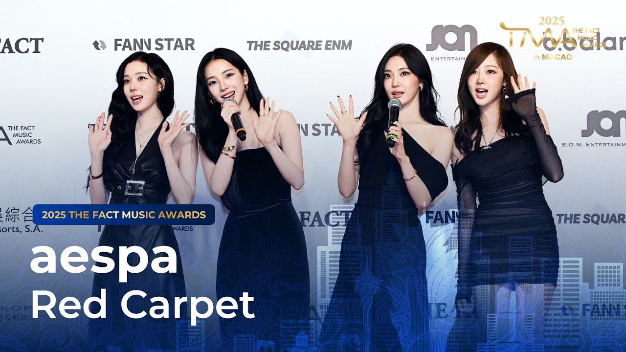 [2025 더팩트 뮤직 어워즈] aespa (에스파) Red Carpet (레드카펫) @TMA