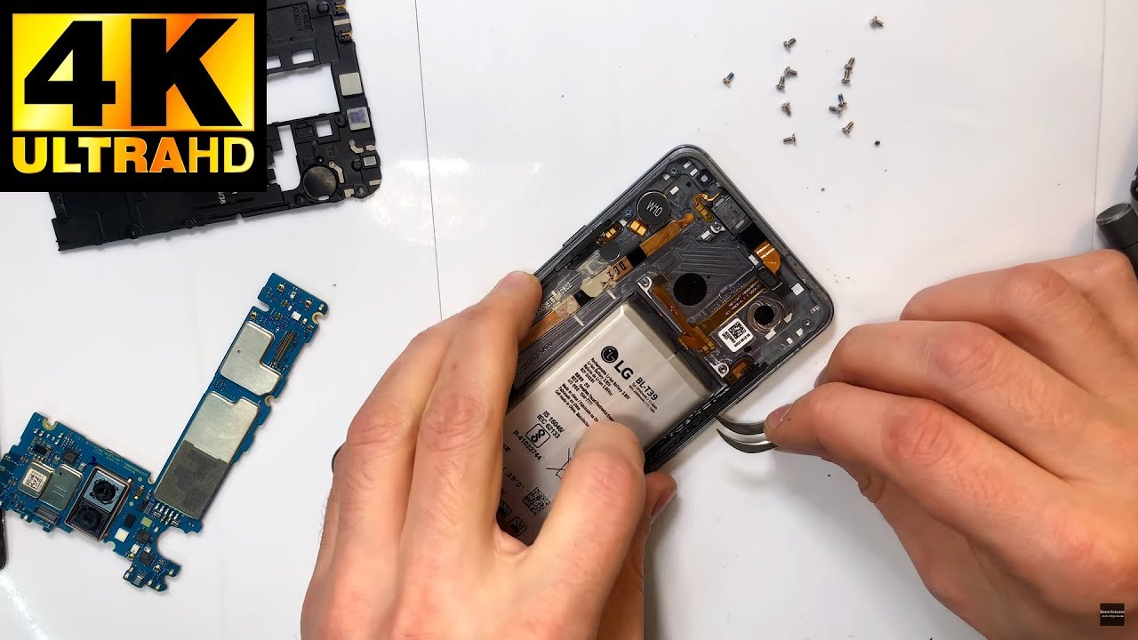 LG G7 Plus ThinQ - полная разборка, ремонт кнопки / complete disassembly, repair buttons