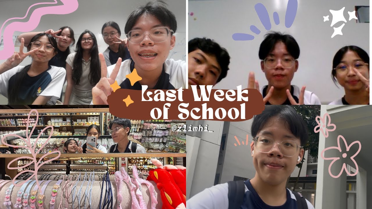 Last Week of School 🐒🫶🏻 | Semester 1 | Secondary 4 | School Vlog | Vlog 5