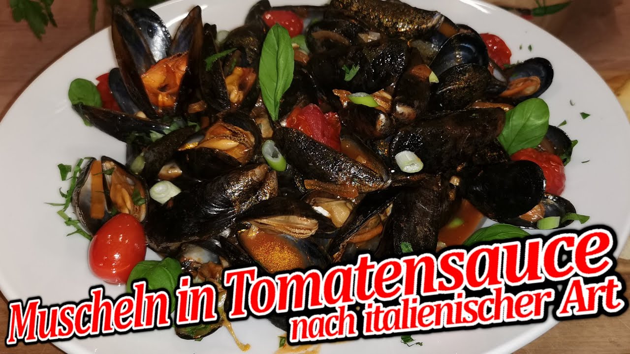 Muscheln in Tomatensauce nach italienischer Art