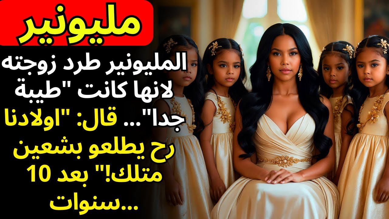 المليونير طرد زوجته لانها كانت 