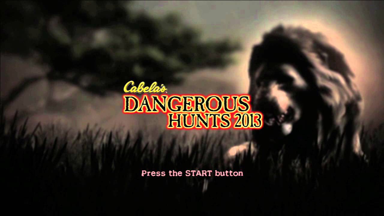 Cabela's Dangerous Hunts 2013 Title Screen (HD)