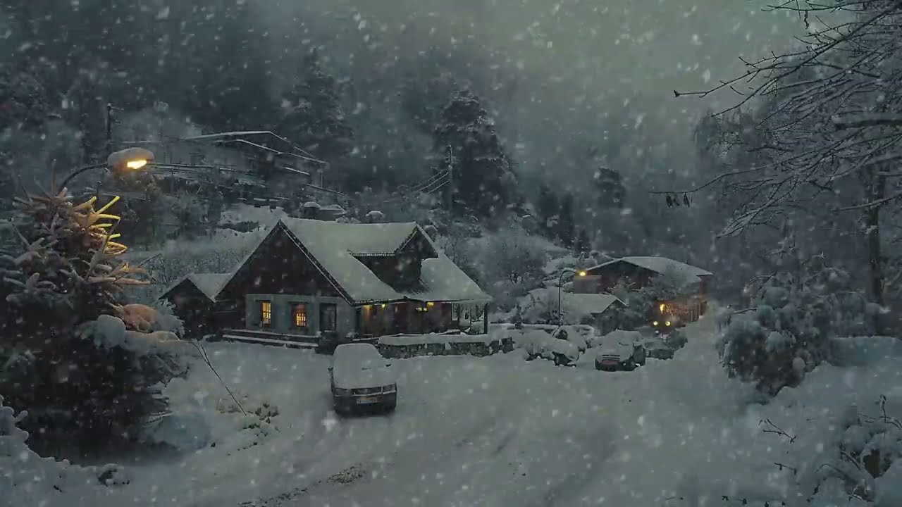 Powerful Blizzard Ambience with Roaring Winds | Perfect for Deep Sleep & Relaxation