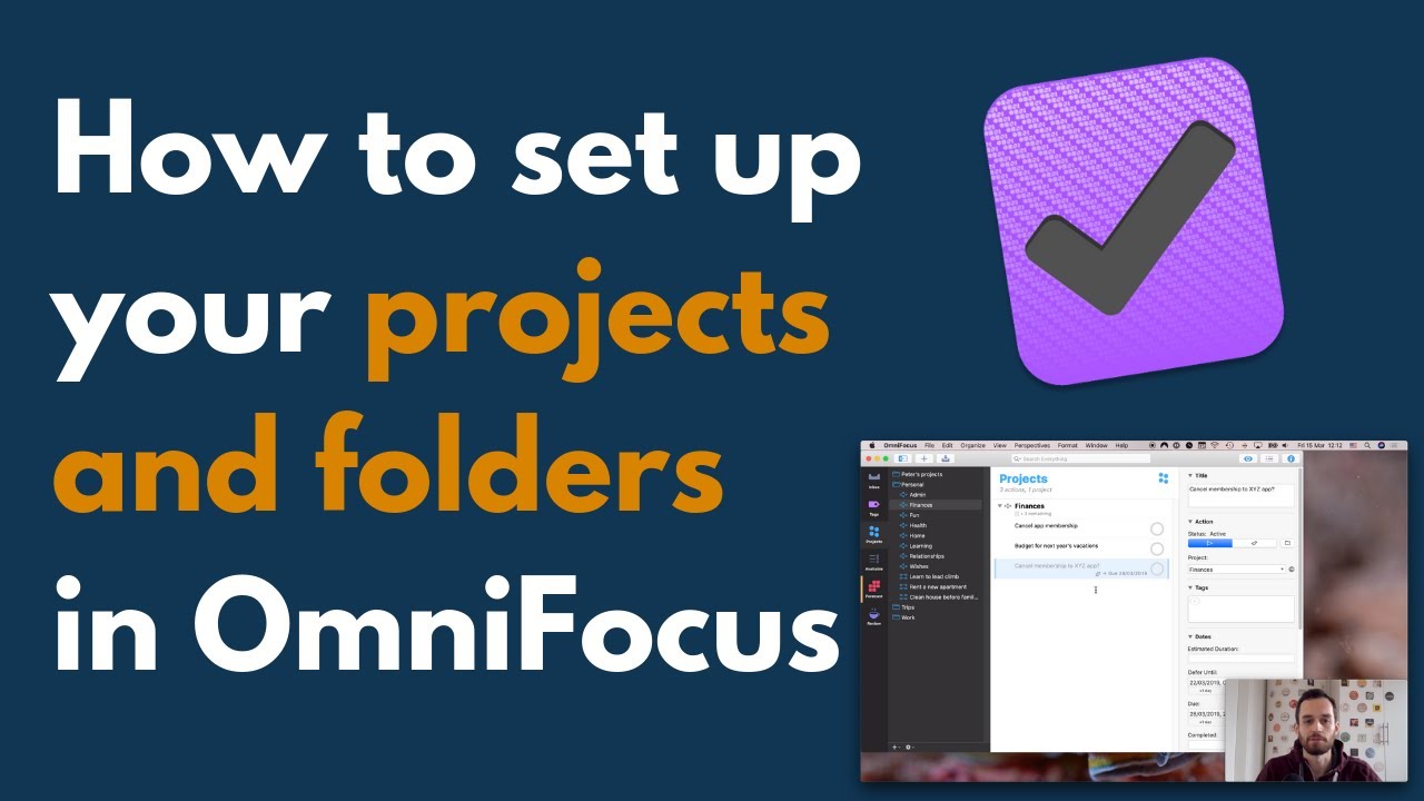 Как настроить проекты и папки в OmniFocus 3