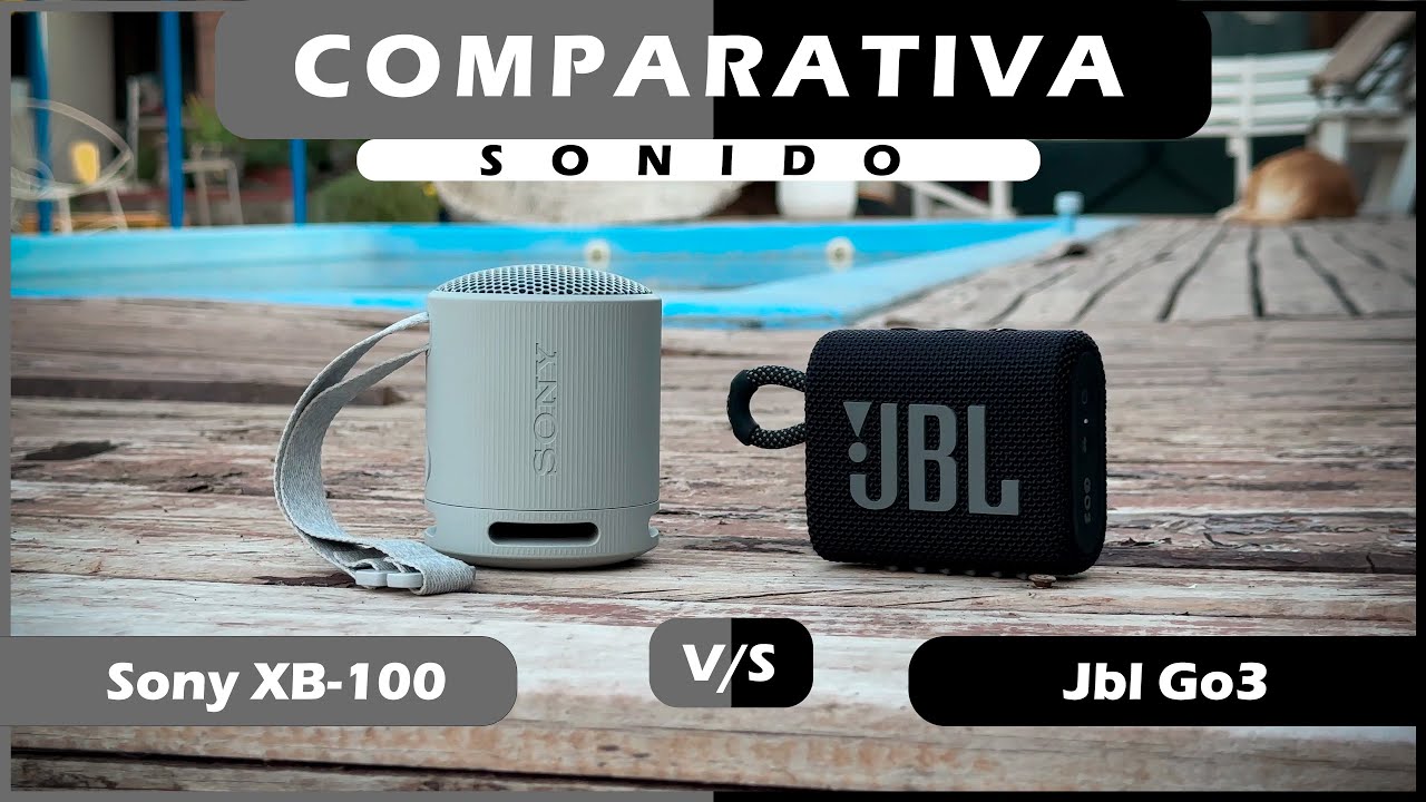 y que GANE EL MAS GRANDE 🆚🔥 | JBL Go3 vs Sony XB-100 | Comparativa de sonido | Español 🟠