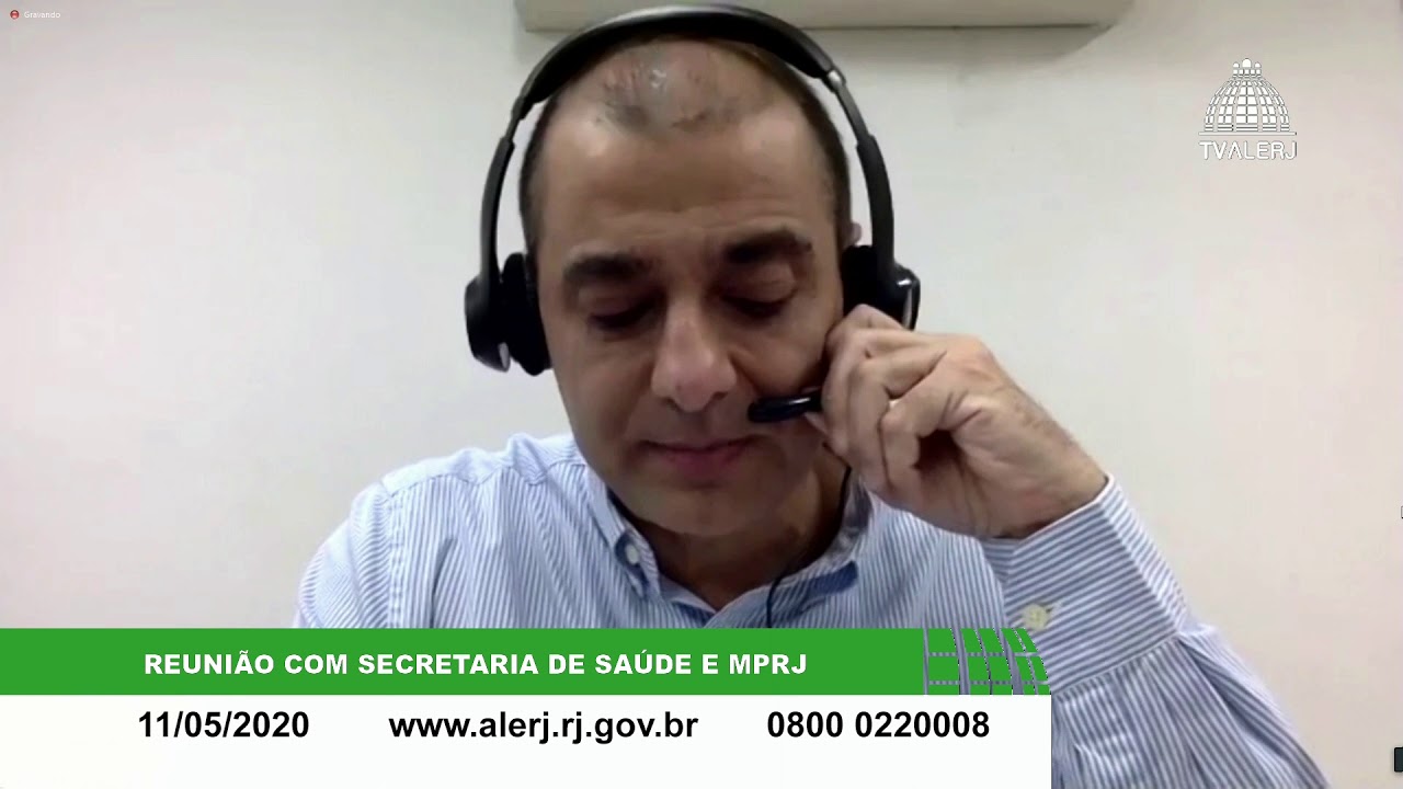 REUNI&Aacute;O COM SECRETARIA DE SAUDE E MPRJ 11 5 2020