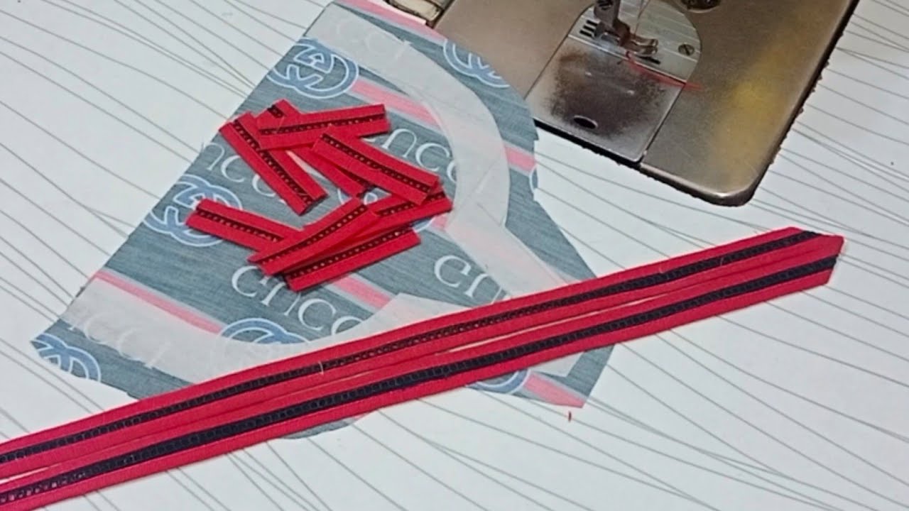 neck design cutting and stitching//eid spacial neck design with lace(salma designing ideas)