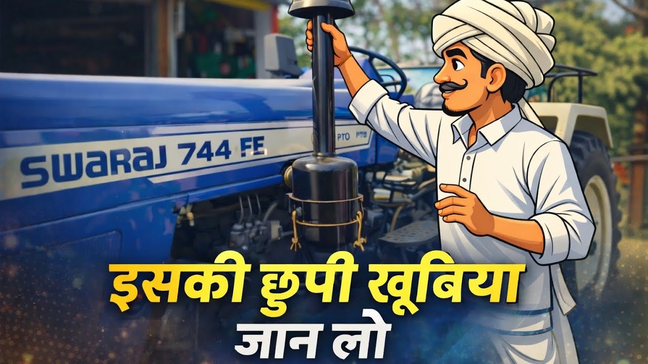 Swaraj 744 FE की छुपी ताकत 💪 | किसान जरूर देखें | 4K Review
