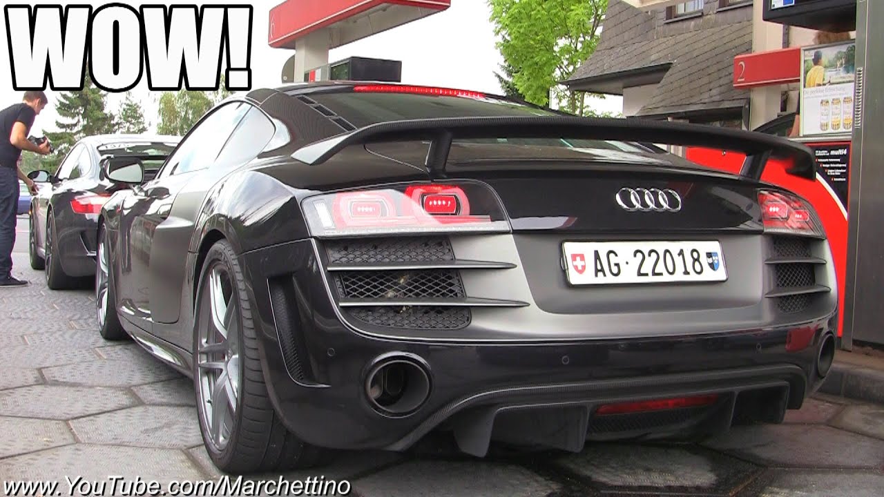 INSANE Gas Station Supercar Traffic!