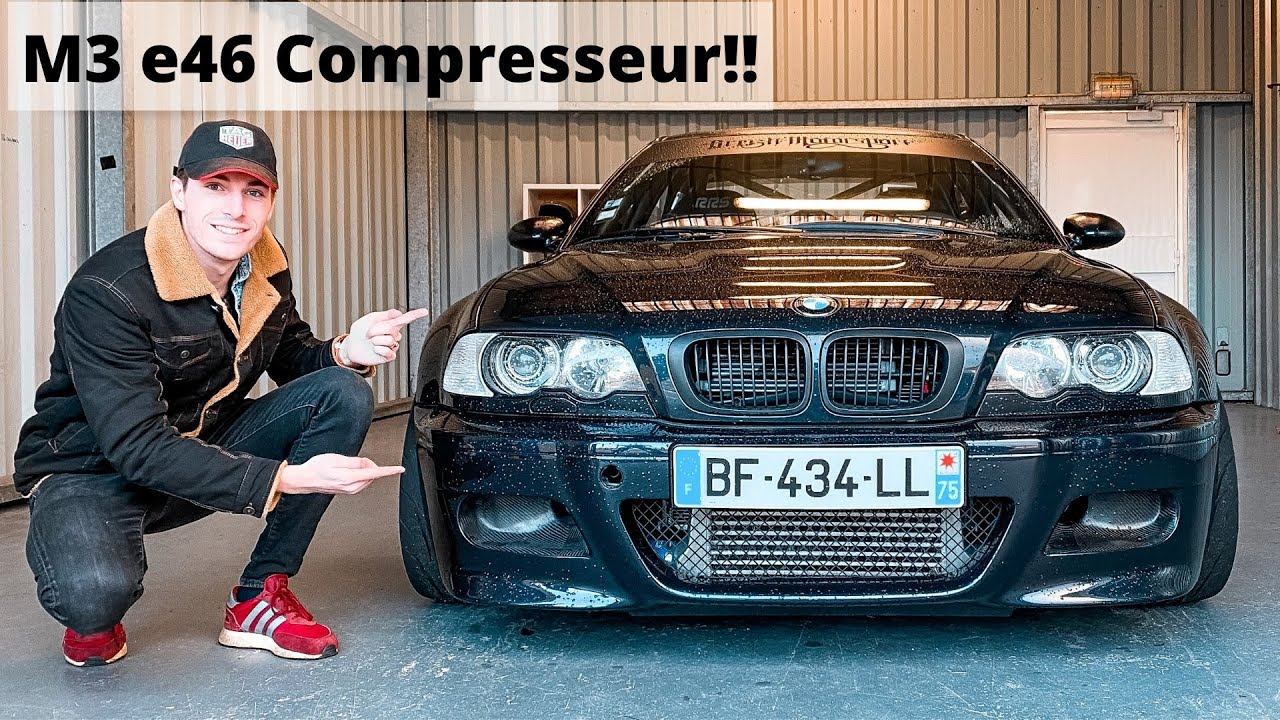 M3 e46 Compresseur 530cv!! ESSAI EFFRAYANT!!