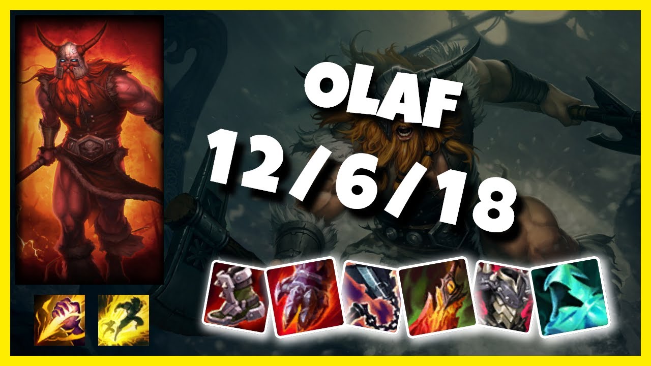 Olaf vs Lee Sin BR Challenger JUNGLE (12/6/18) - v11.5