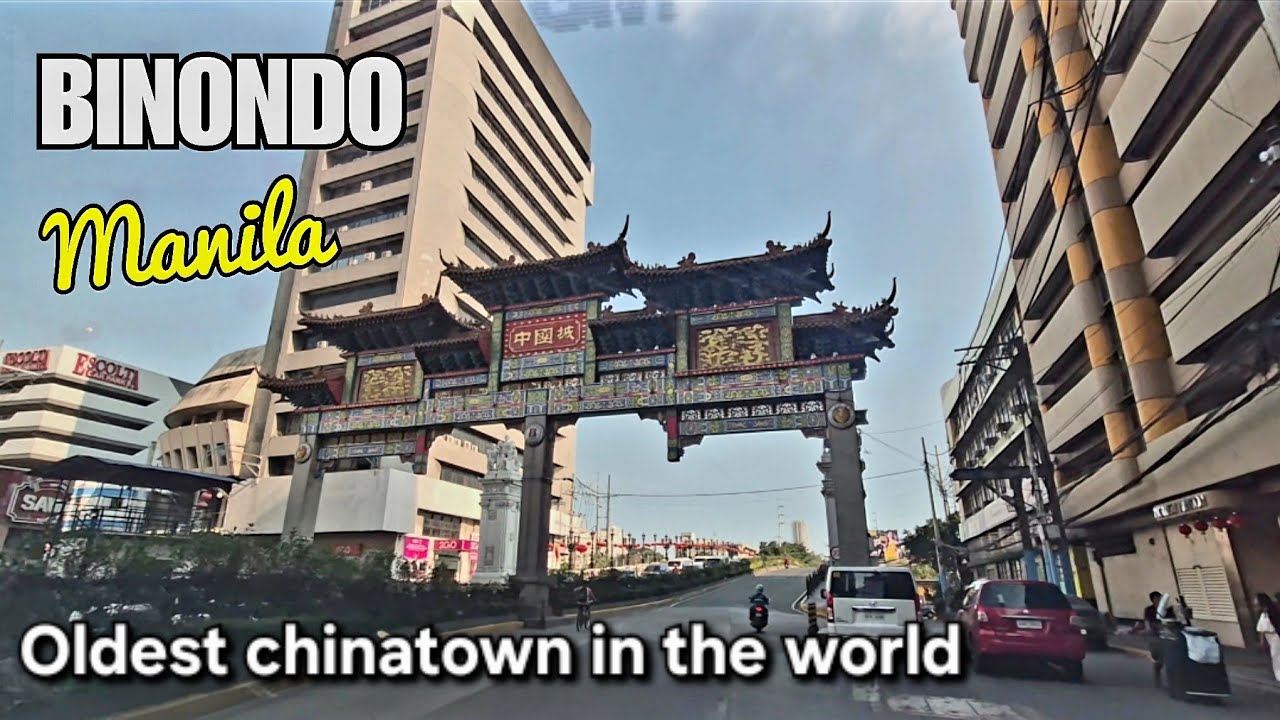 Oldest Chinatown in the world. BINONDO Manila! Riding Tour! 