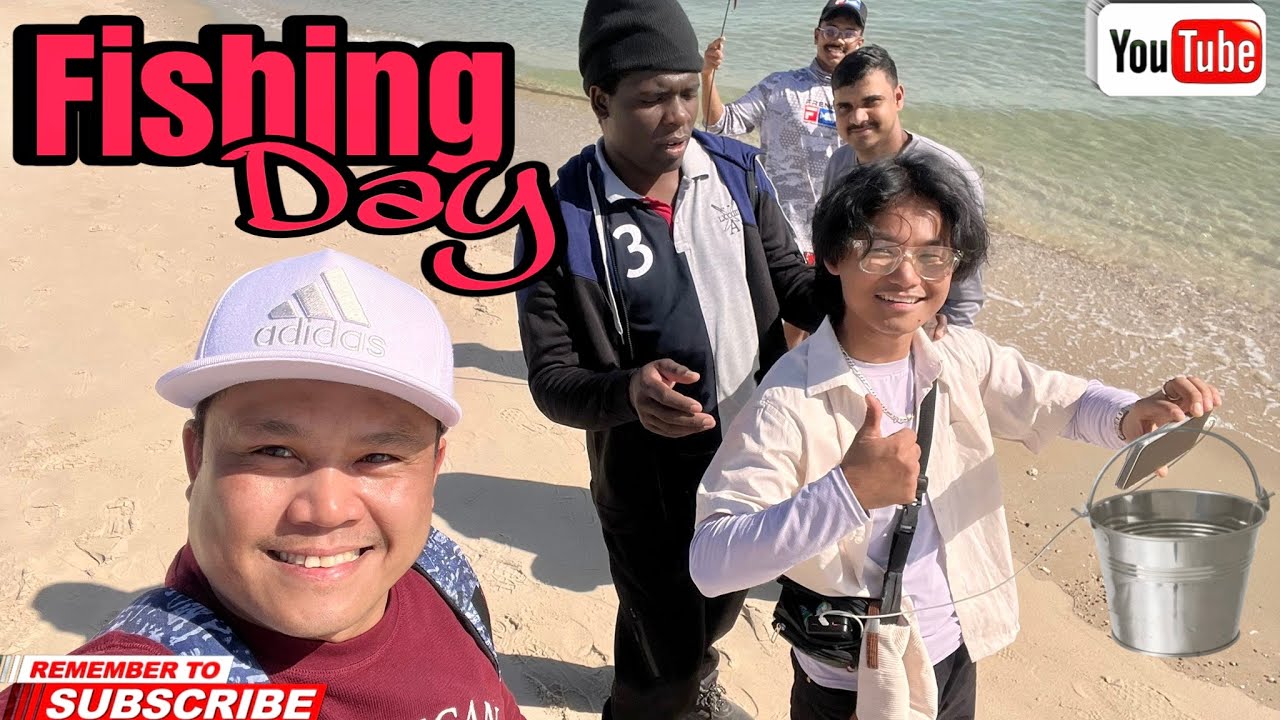 Fishing Day | Mahboula Sea Side | Renzo Vlog