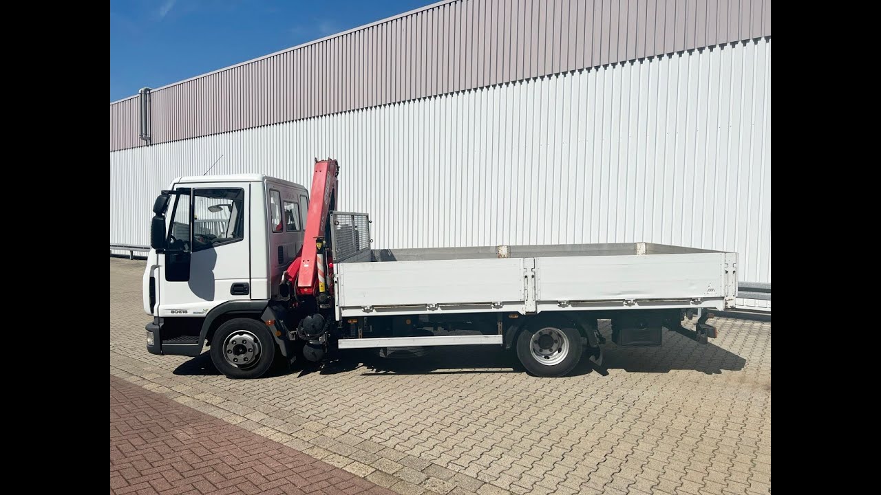 IVECO - EuroCargo ML80E18/P 4x2 mit Kran Fassi F65 AC.23