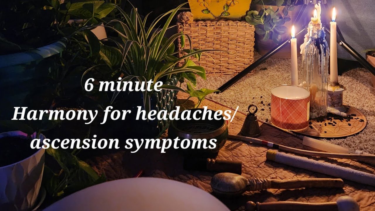 👁💫💙Harmony for headaches/ascension symptoms~ #notalking #asmr #soundhealing  