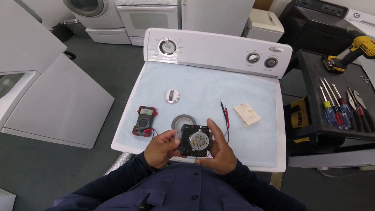 Nueva secadora eléctrica Whirlpool falla común, diagnóstico y solución