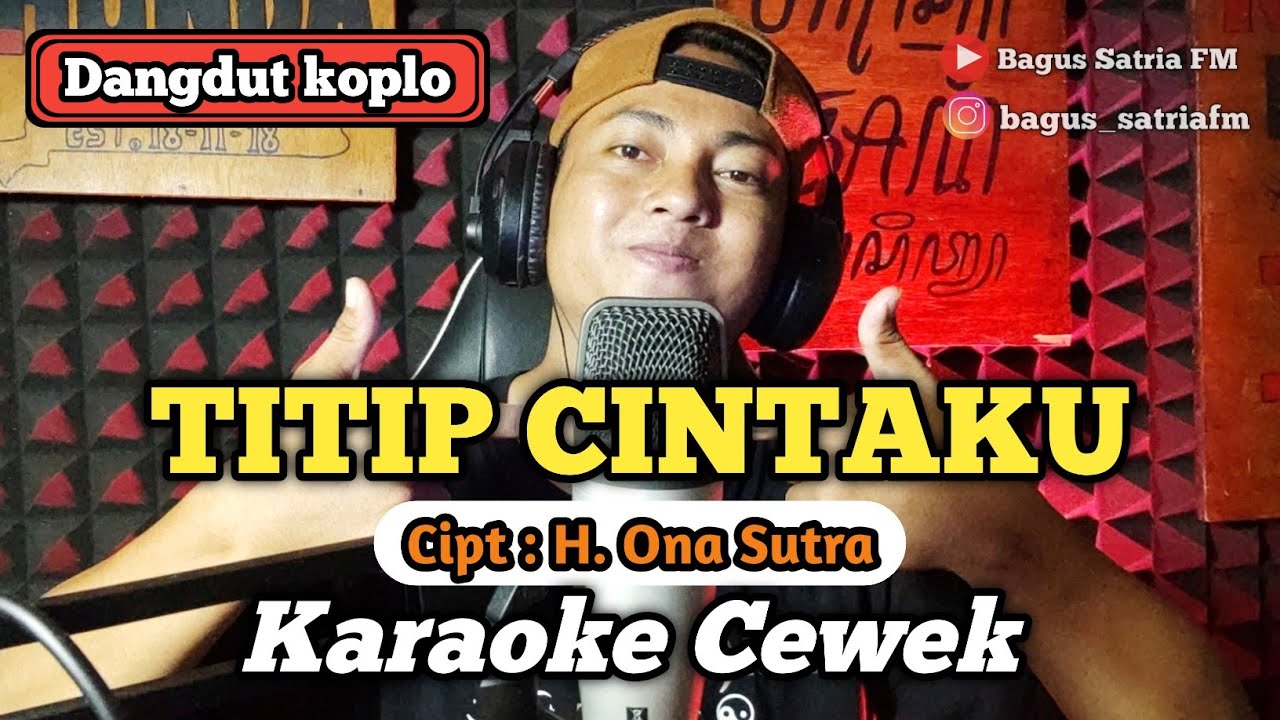 Titip Cintaku - karaoke duet tanpa vokal cewek dangdut koplo
