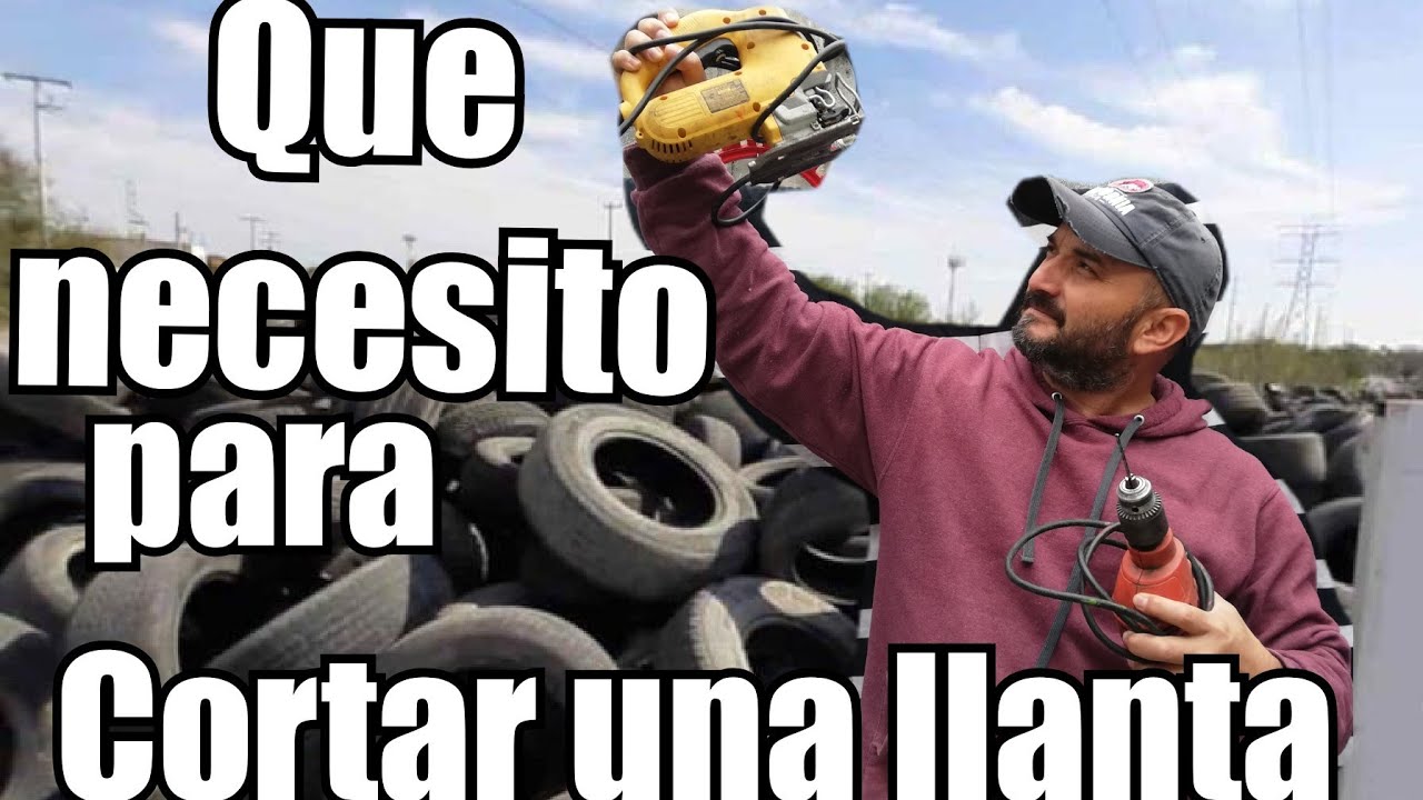 Herramientas Basicas para la elaboración de artesanias con llantas usadas. #reciclaje #artesanias
