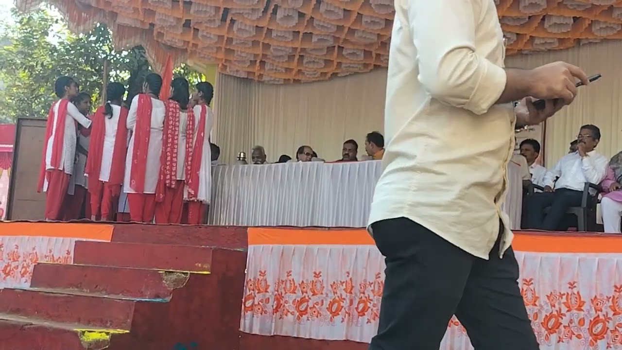 #navbharat highschool #सूत्रसंचालन @ पारितोषिक वितरण समारंभ