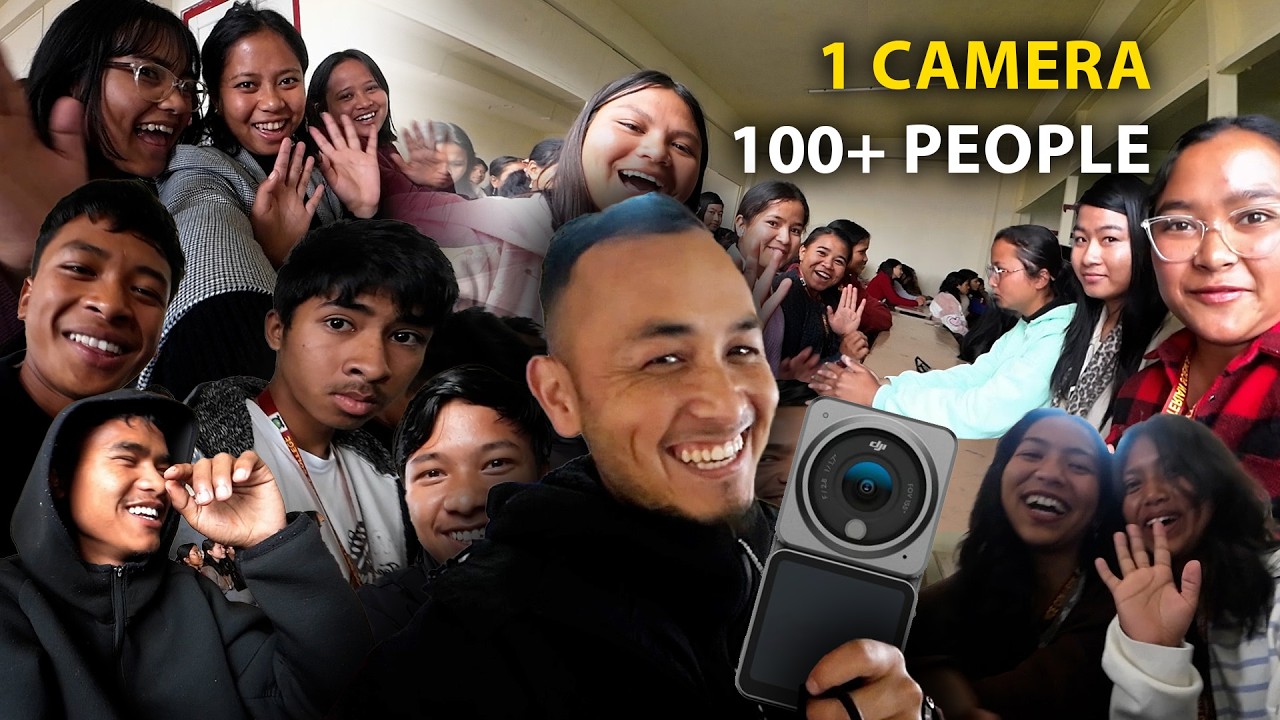 Nga ai ka camera ia 100 ngut peit ki leh aiu 🤣