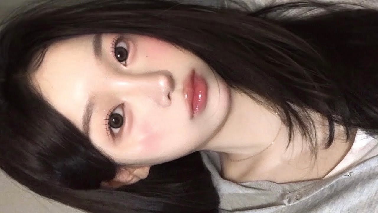 05년생 구운듯한 복숭아 학생메이크업𐙚⋆˚ grwm | 학교메이크업  韓国メイク| 웜톤메이크업 | 메이크업 | 같이 준비해요!!🍑 | 겟레디윗미✨