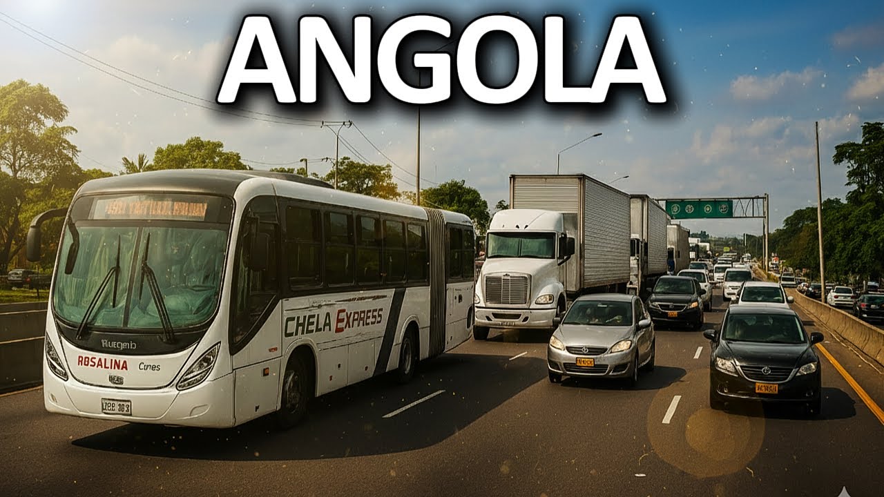 Chaos or fluidity? 🚦 See what traffic is like on the roads of Lubango, Angola! 🇦🇴 2025 【 4K UHD 】