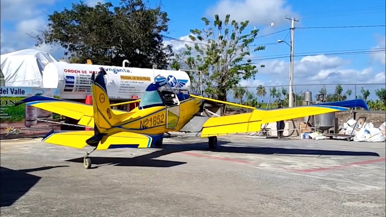 AVIONETA FUMIGADORA CESSNA 188 EN OPERACIÓN | #cessna #fumigation #plane