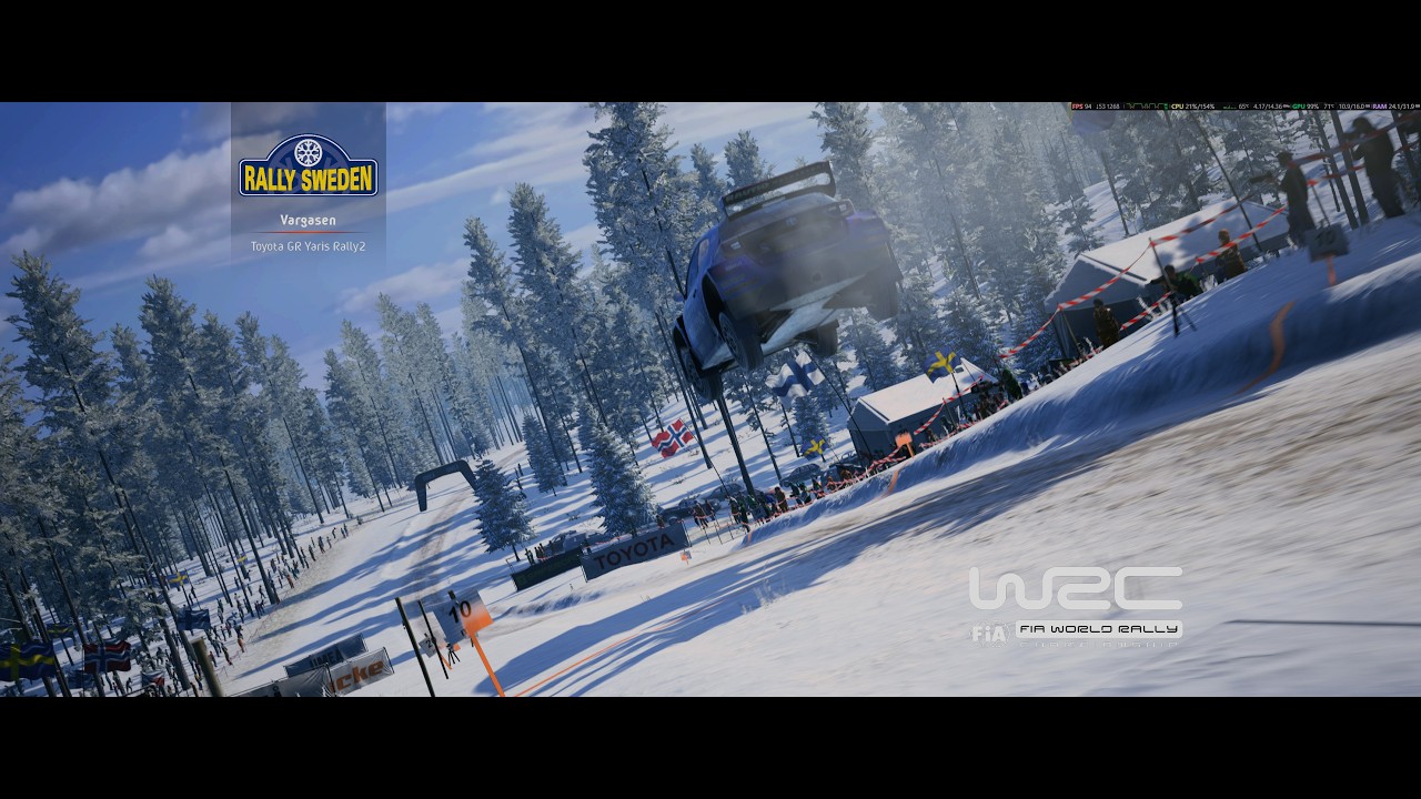 EA Sports WRC Career Mode | Rally Sweden : WRC2 Championship ( SS2-SS4 )