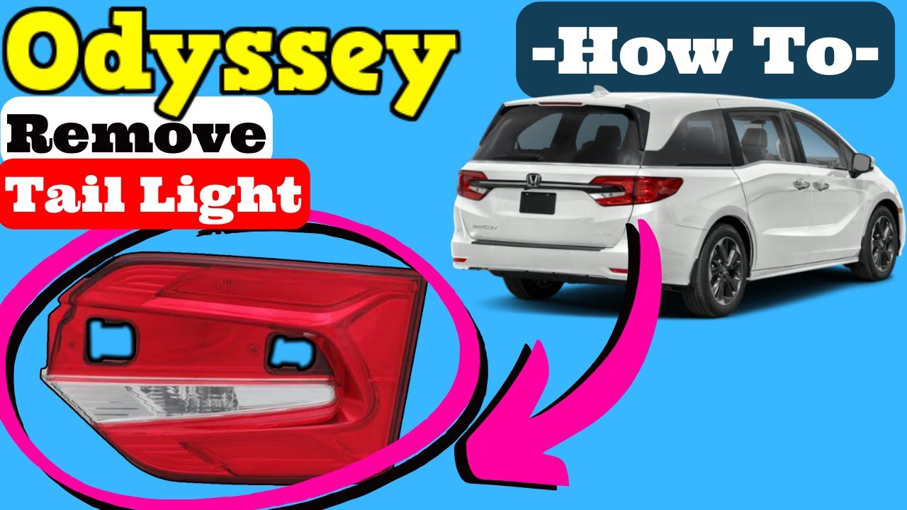 Снятие заднего фонаря Honda Odyssey. Как заменить. Снятие 2018 2019 2020 2021 2022 2023. Замена.